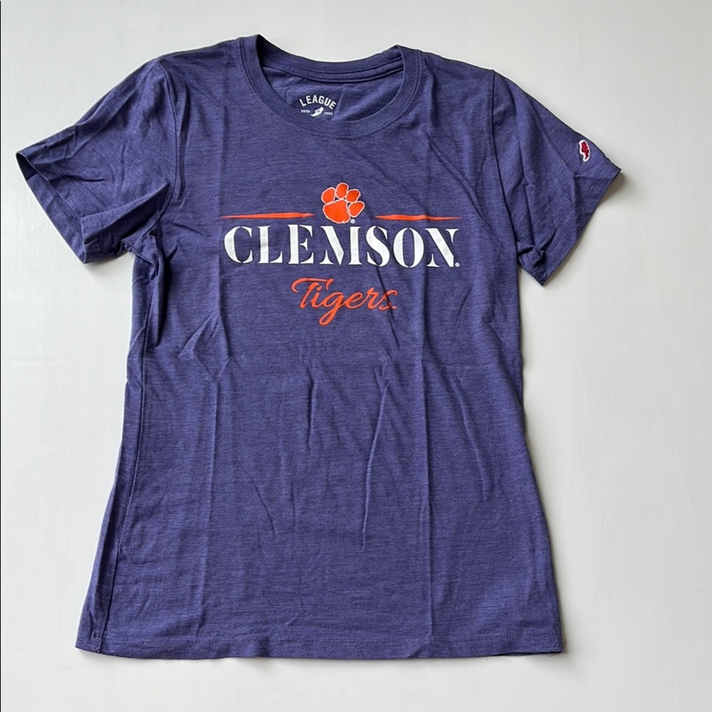 LEAGUE Clemson University Tigers Fitted T-Shirt size Small